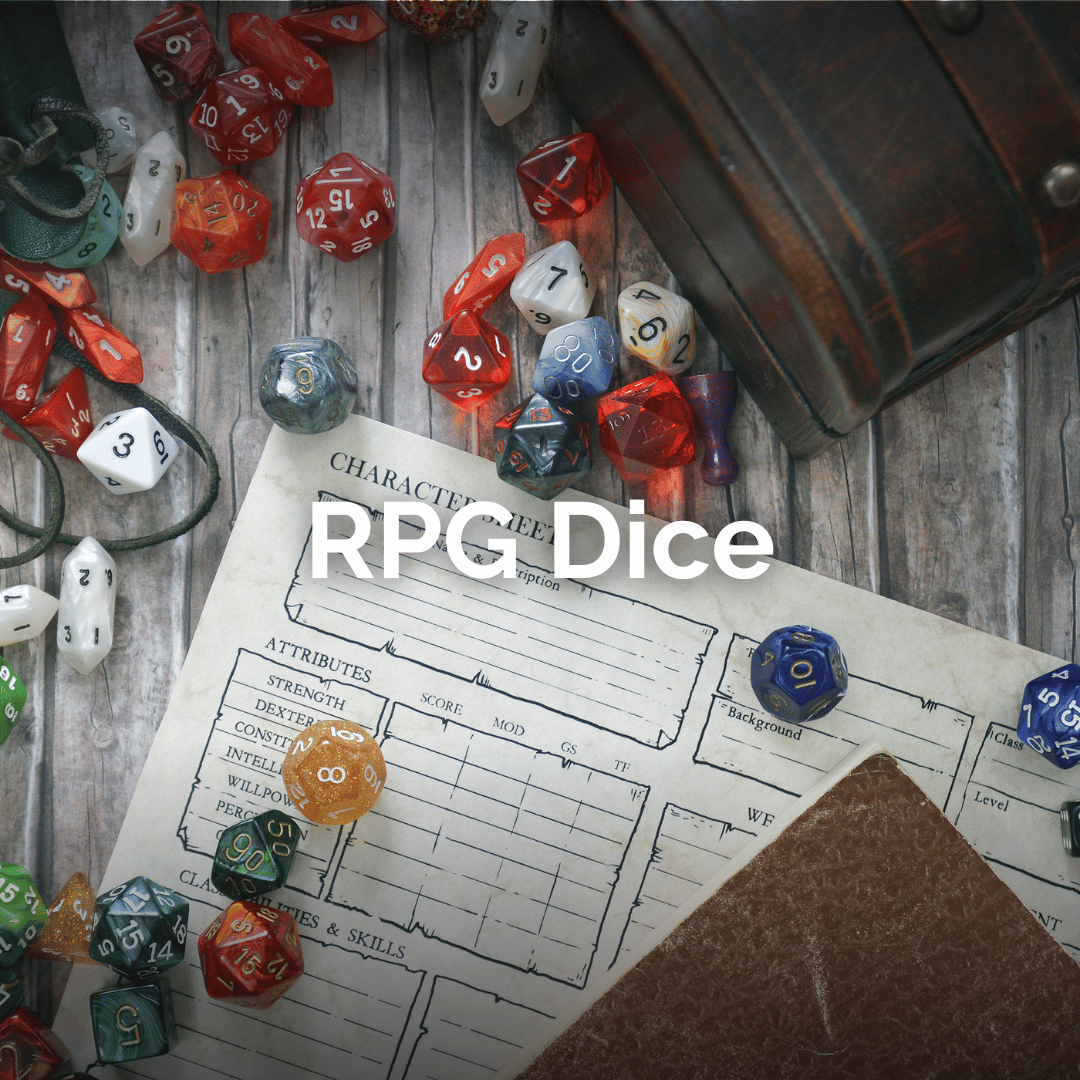 Roll a critical with hot dice sets from brands like Chessex, Kraken Dice, Adventure Dice and more!
