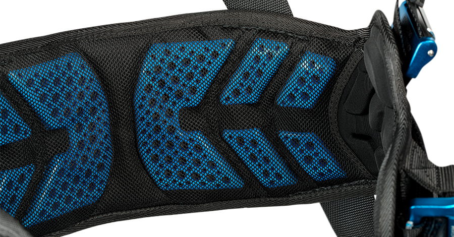 Gel cushioning and breathable fabrics work together to soften contact points and allow airflow during wear.