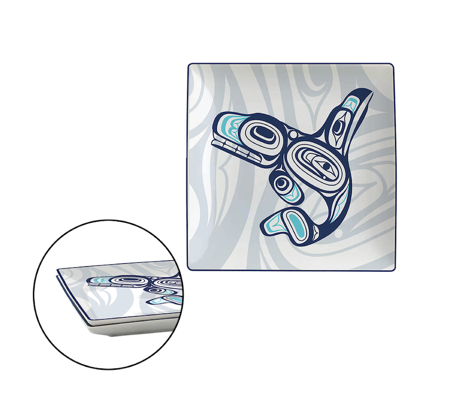 Whale — Appetizer Plates (Set of 2)