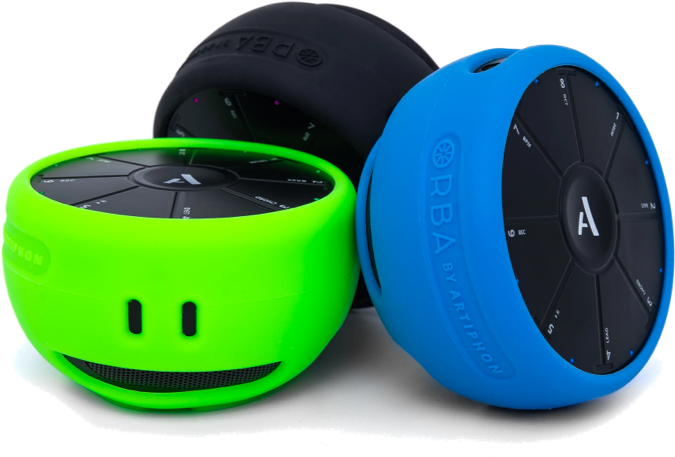 Orba Green  Blue and Black Silicone Sleeve 