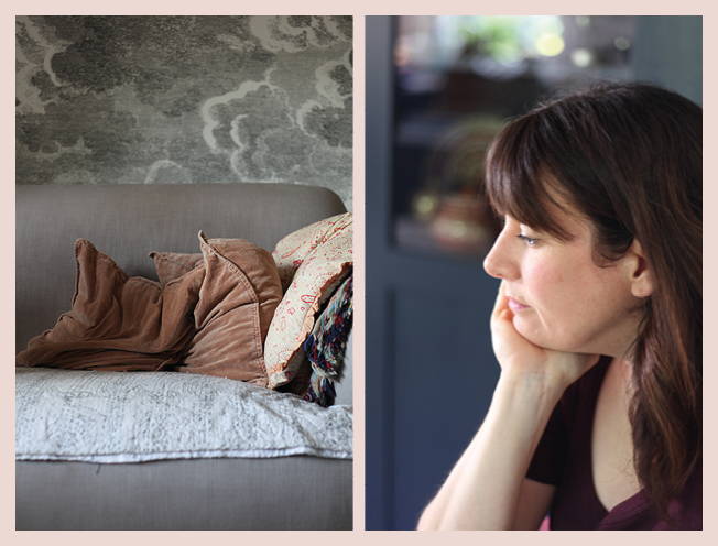 Things and People: Sarah and her velvet cushions