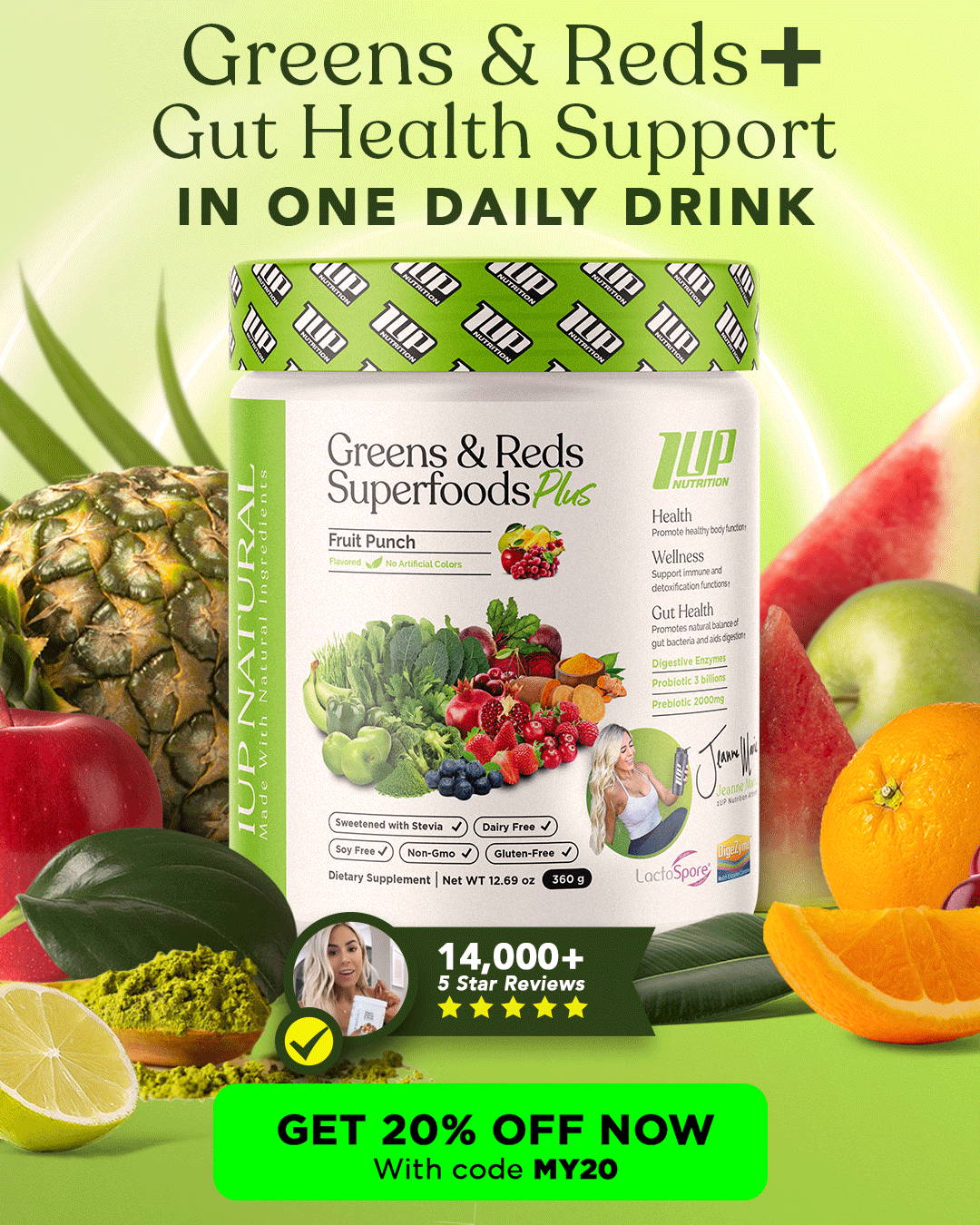 Greens and Reds Superfoods – 1 Up