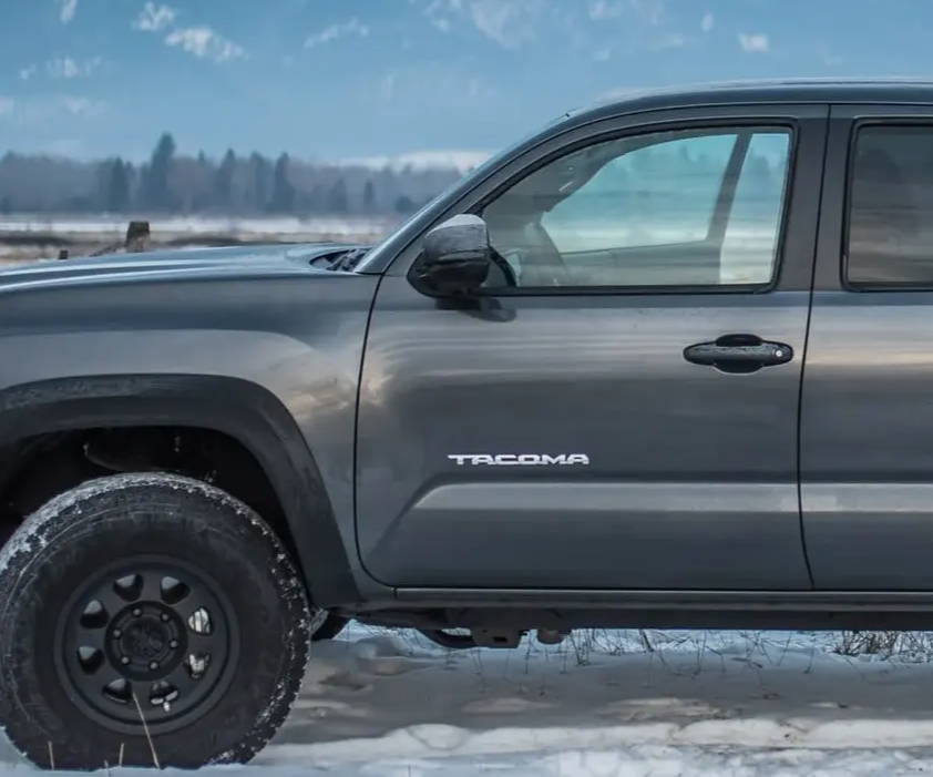 thumbnail image 2 of 4PCS Matte Black Overlay Emblem Kit For 2005-2015 Tacoma V6 – Rear Nameplate 2 of 4