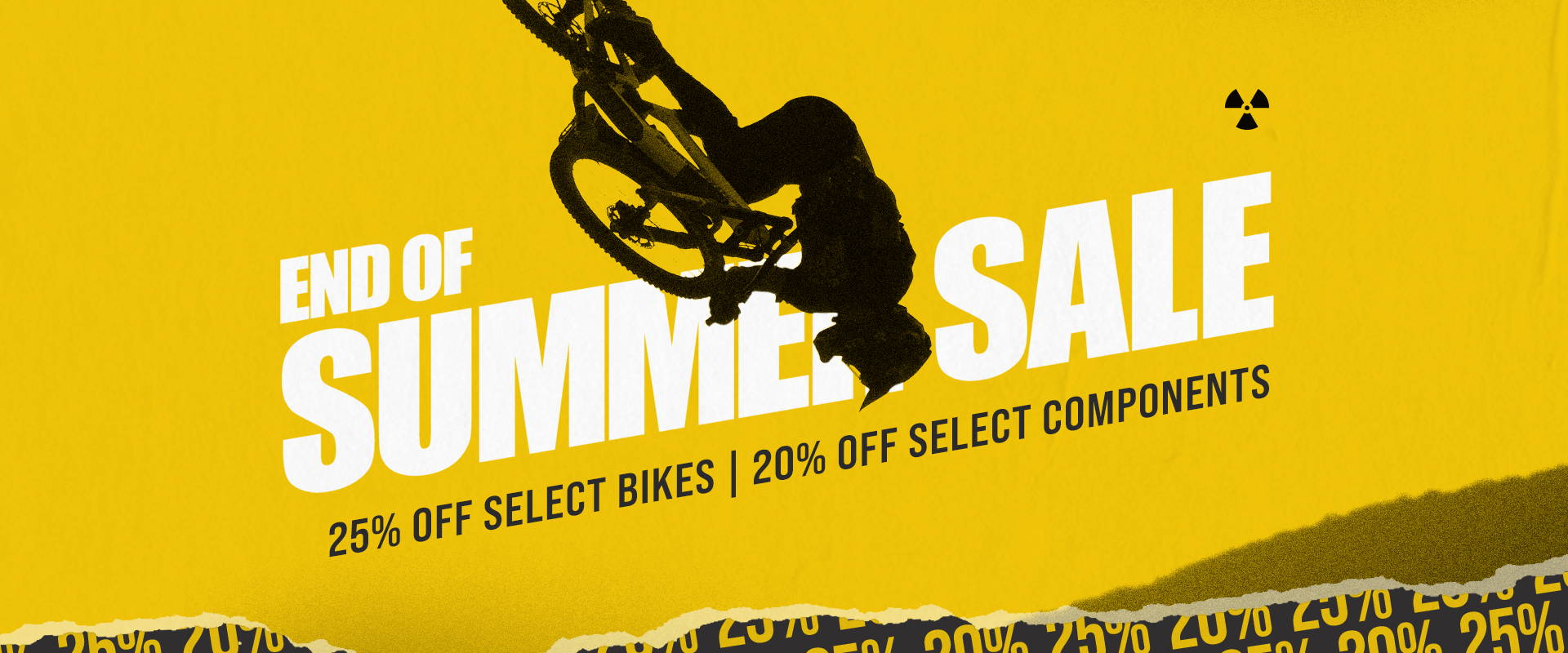 For a limited time get up to 25 % off Nukeproof bikes, parts, and accessories