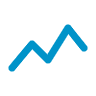 Trend line showing early fault detection