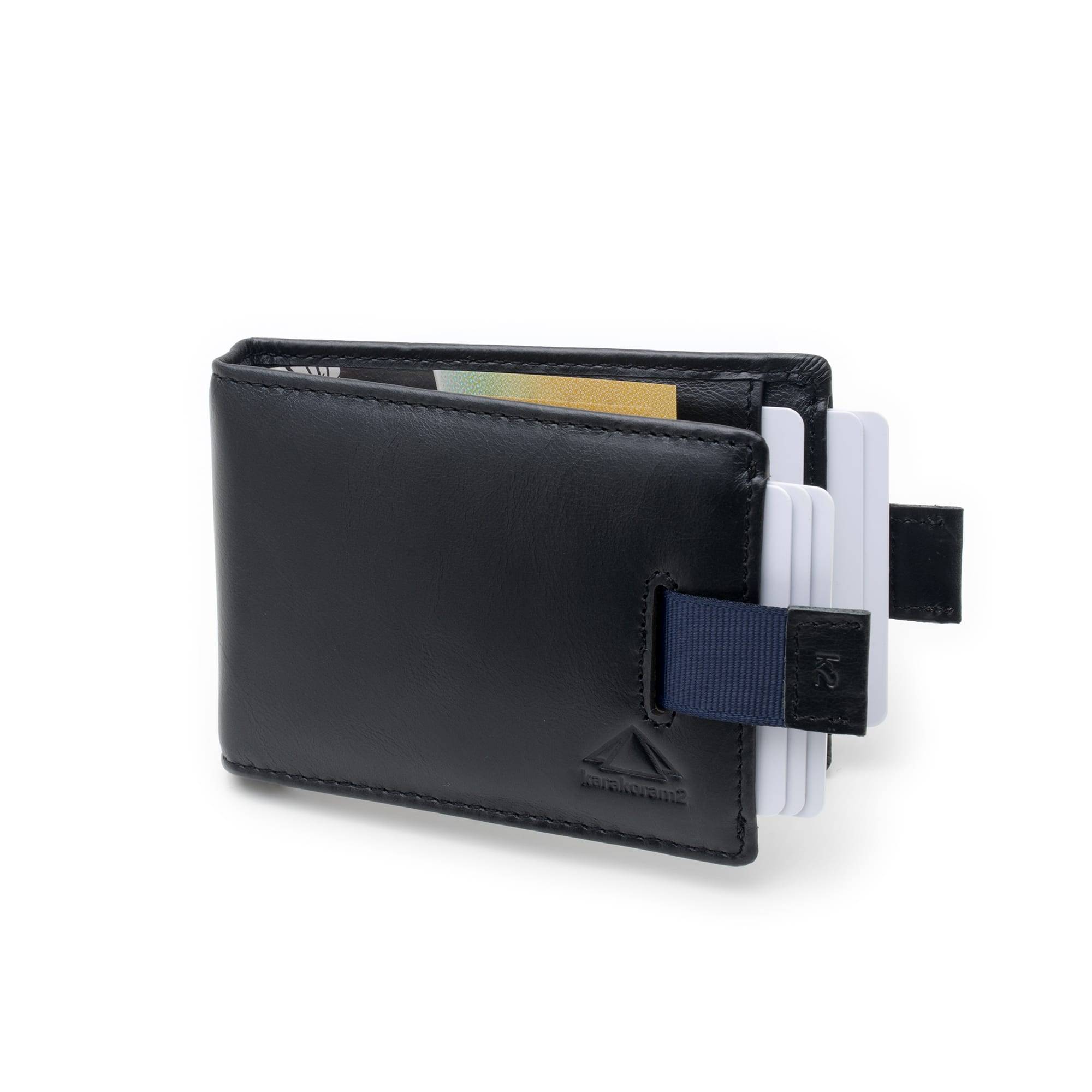 Karakoram2 Money Clip mens wallet Australia black leather RFID slim