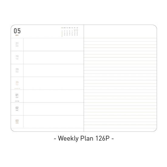 Weekly plan - Ardium 2020 Basic dated weekly diary planner