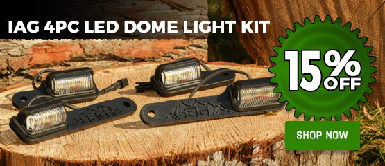 IAG 4PC LED Dome Light Kit for Ford Bronco