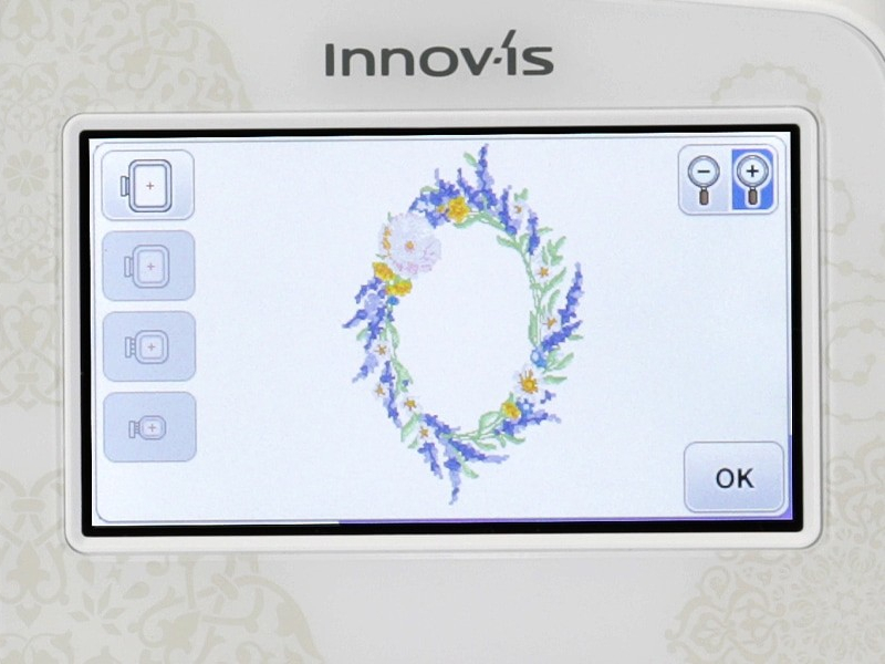 Brother NQ1700E Embroidery Machine Color Display