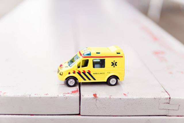 Yellow Toy Ambulance 