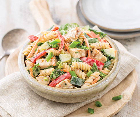 asian chicken pasta salad