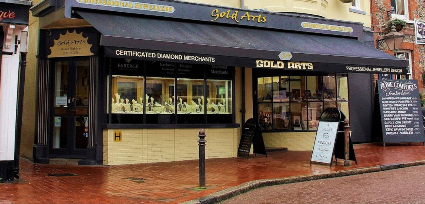 Photograph of Gold Arts Jewellers Brighton Store