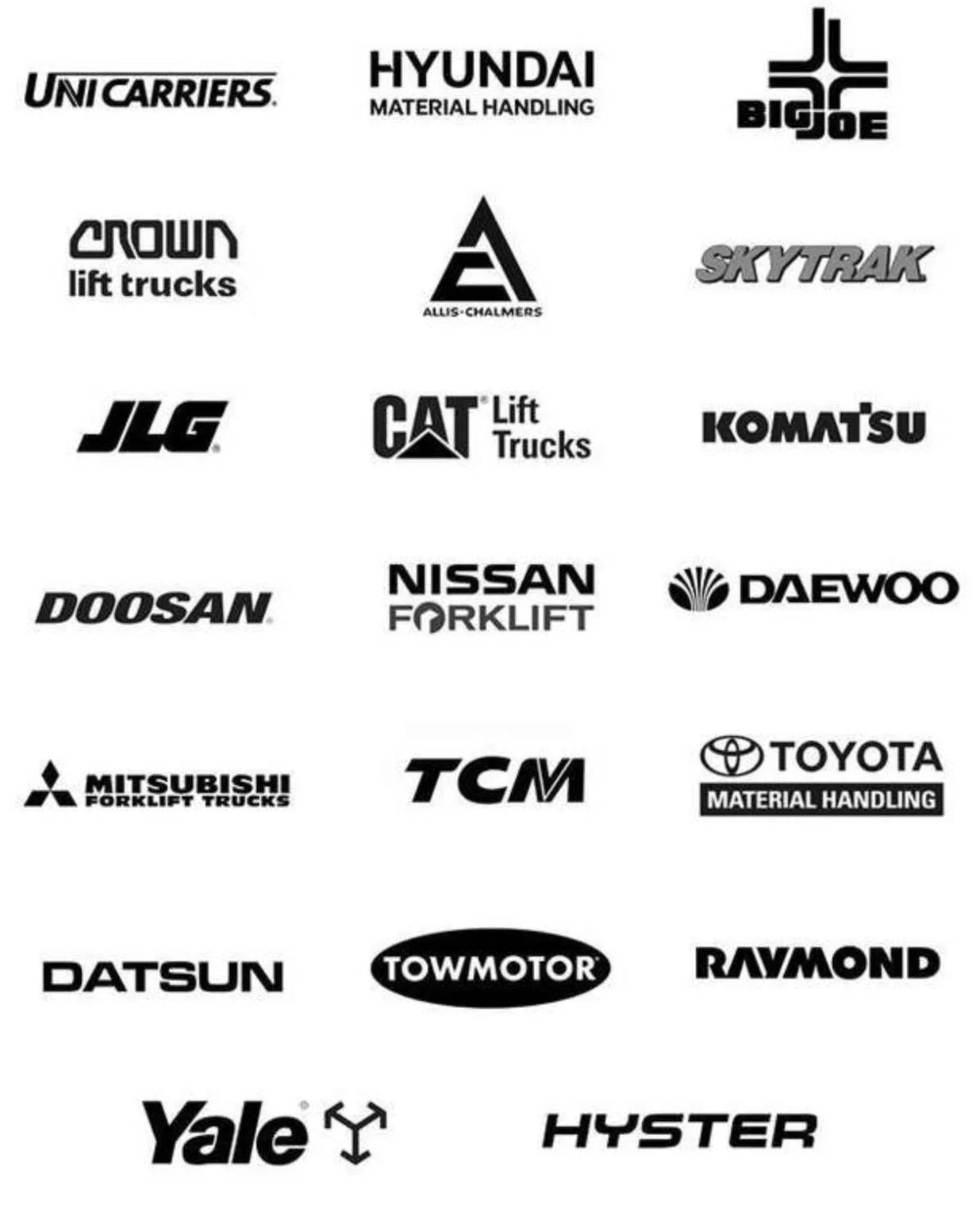 Forklift Part Brands that HOJ Innovations Carries