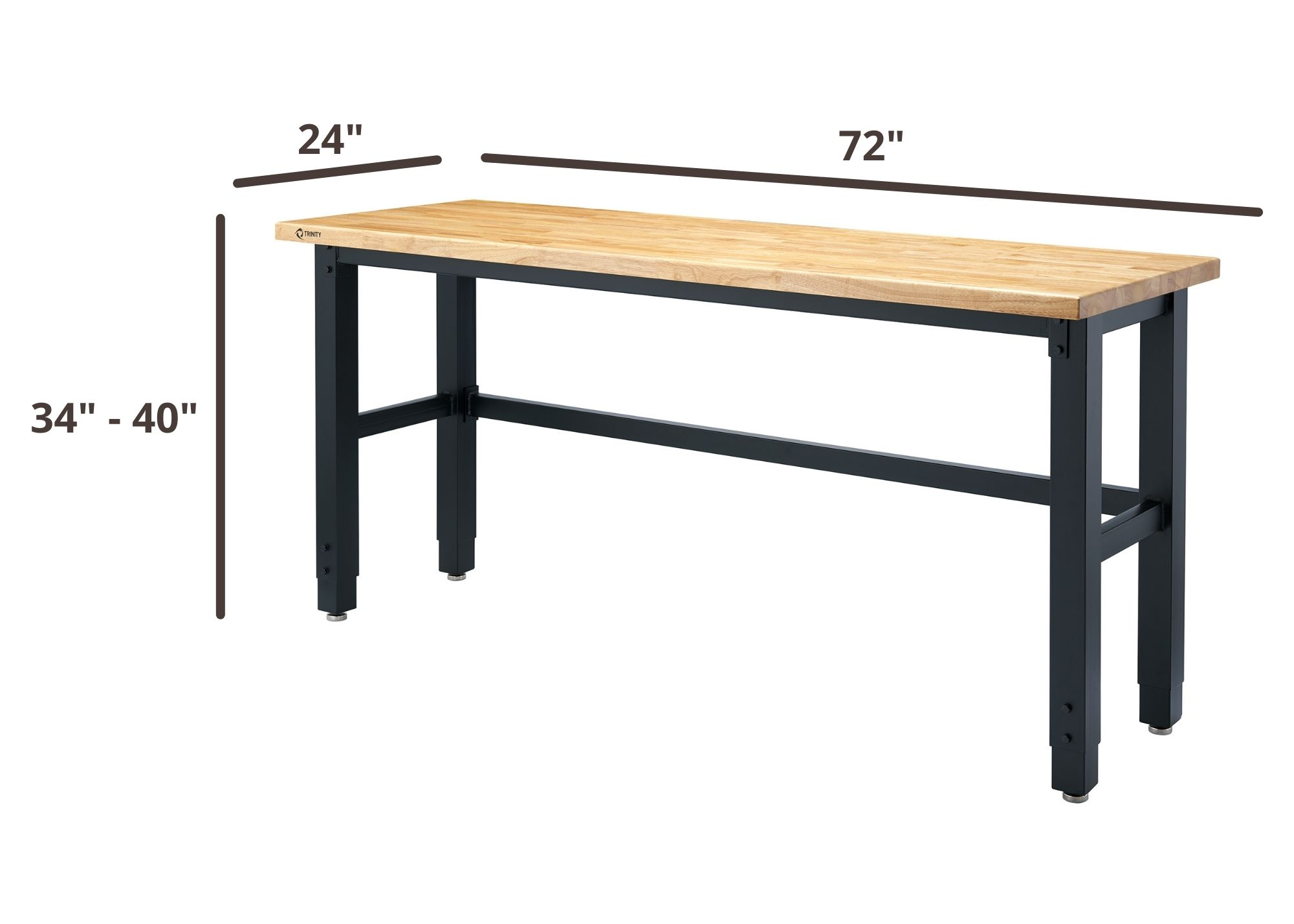 72 inches wide work table