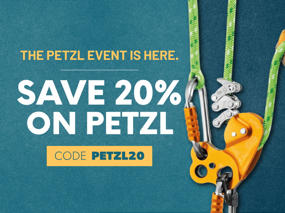 Shop the sale - petzl 20% off