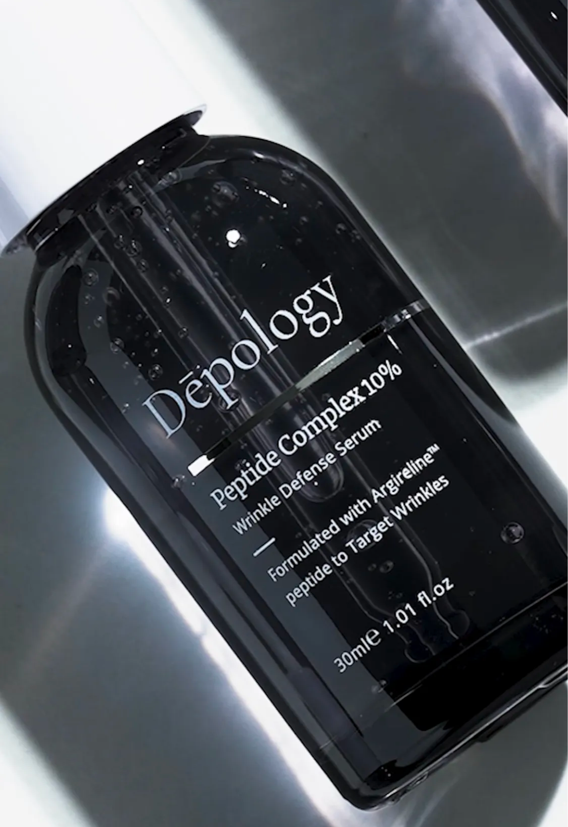 Depology Peptide complex grey slick bottles