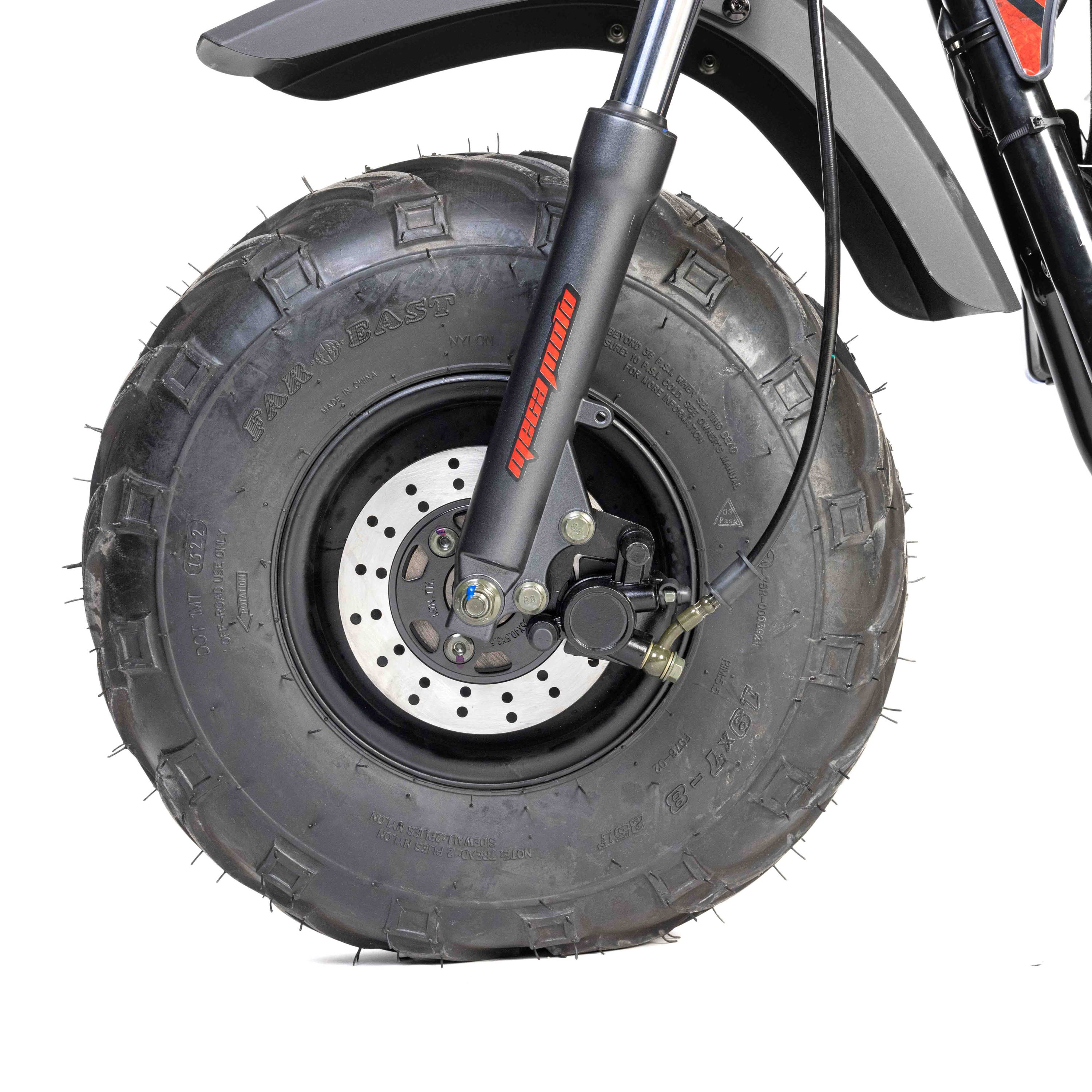 Megalodon front hydraulic brake and front tire