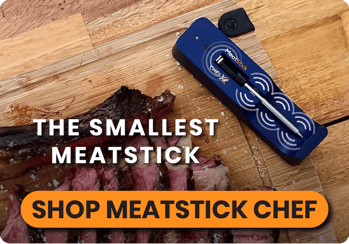 MeatStick Chef: The Smallest Wireless Meat Thermometer with Quad Sensors for Everyday Cooking