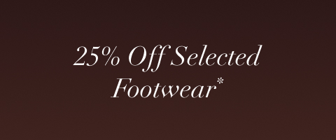 25% Off Selected Footwear