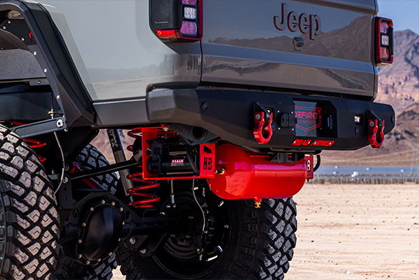 Red State Performance's 2020 Jeep Gladiator 6-Wheel Hellcat