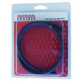Honda engine part packaging with a black rubber component inside.