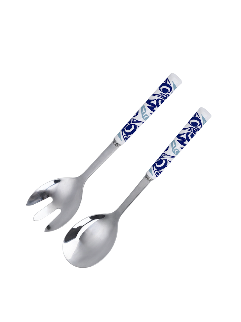 Stainless Steel Salad Server - Hummingbird