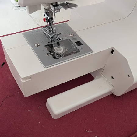 a free arm on a Pfaff sewing machine, extension table removed