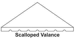Scalloped Valance