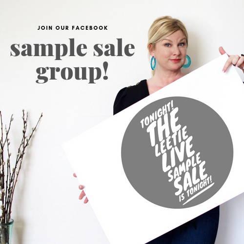 Leetie Lovendale Sample Sale Group