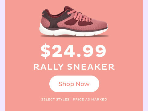 $24.99 Rally Sneaker