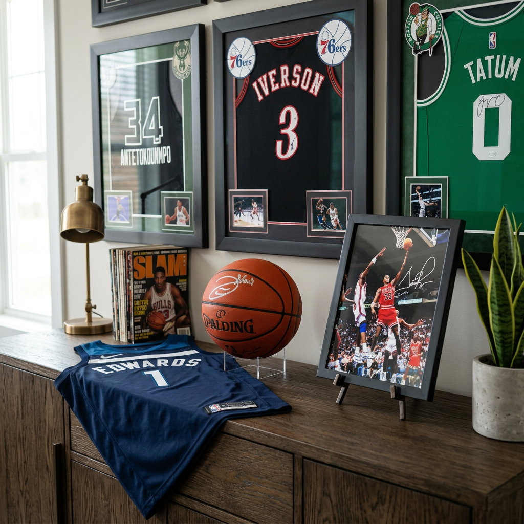 Signed Basketball Collectibles
