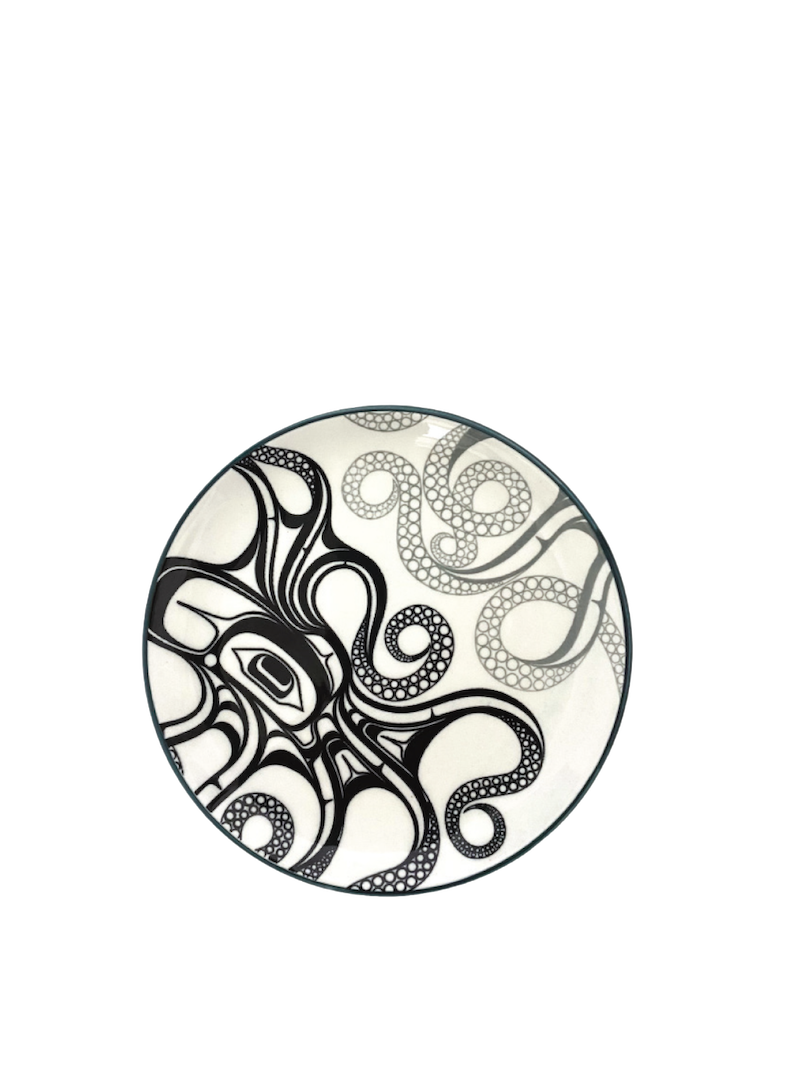 Porcelain Art Plate - Octopus (Nuu)