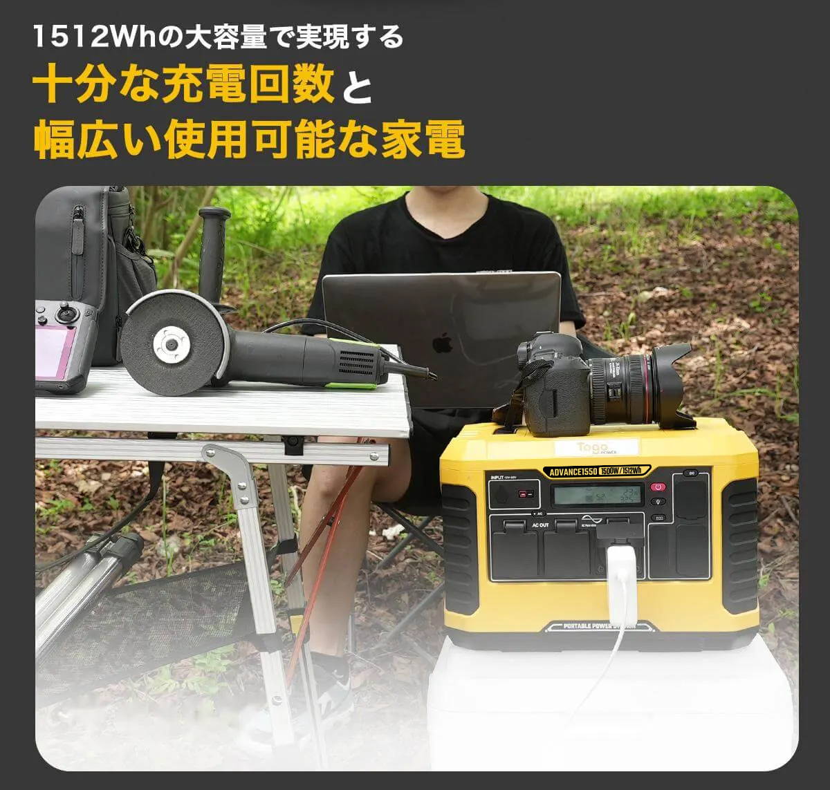 TogoPower ADVANCE1550 ポータブル電源