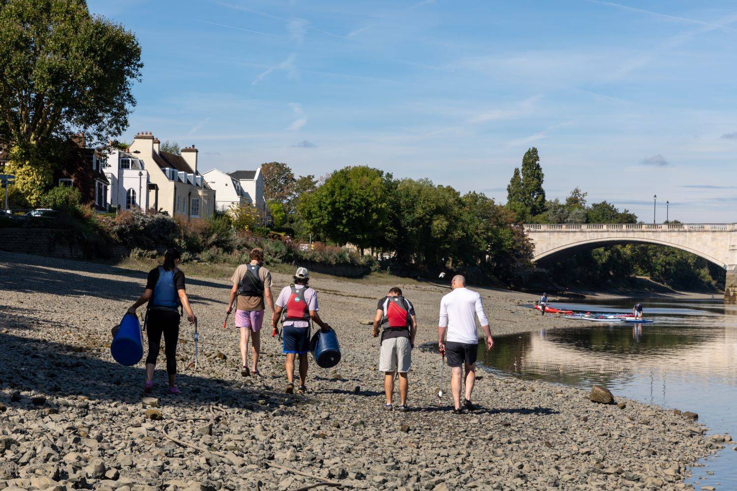 The Small Beer team joins in a London river clean-up with In The Drink