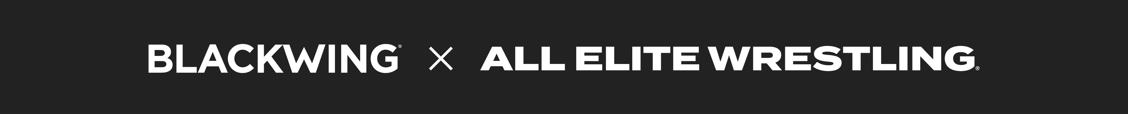 Blackwing x All Elite Wrestling logo design.