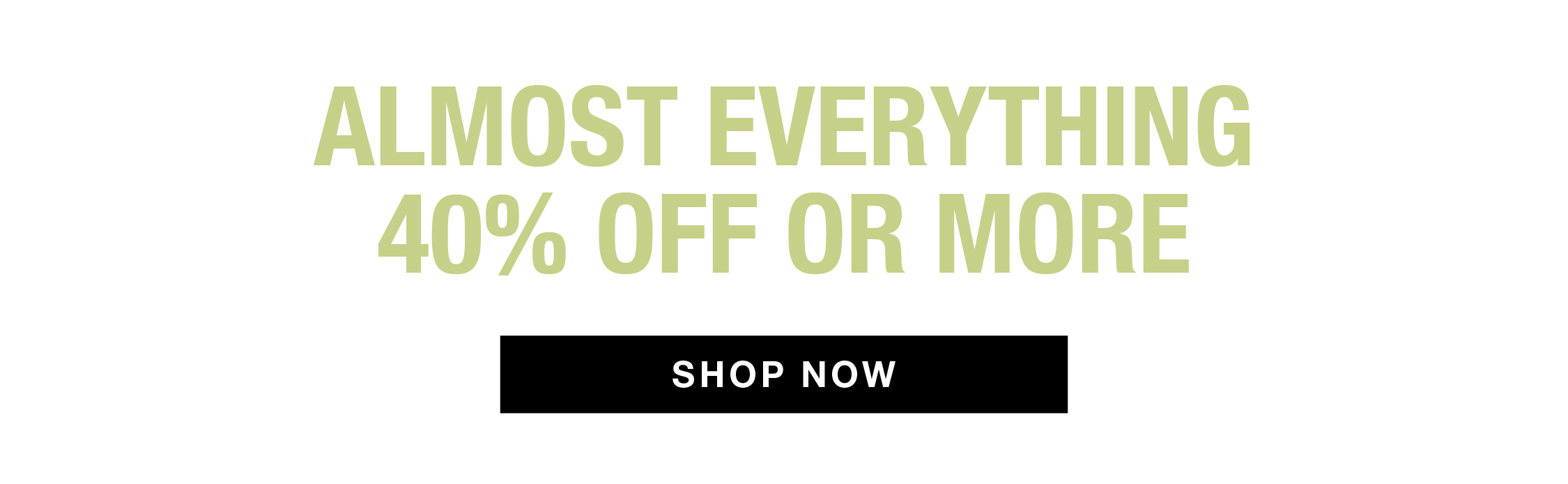 Text promoting a sale: 