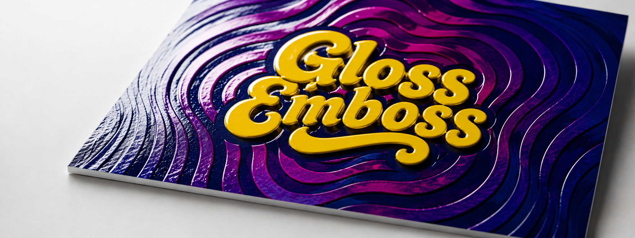 20pt soft touch Gloss Emboss business cards with raised gloss finish hero image by New Era Print Solutions