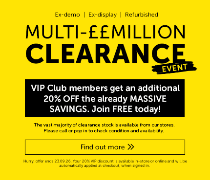 Clearance - VIP Club members get an additional 20% off