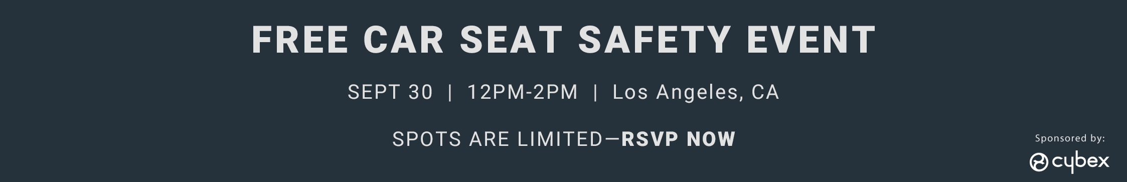 Cybex Car Seat Safety Event for LA parents