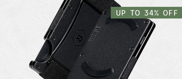 Black object with discount text 