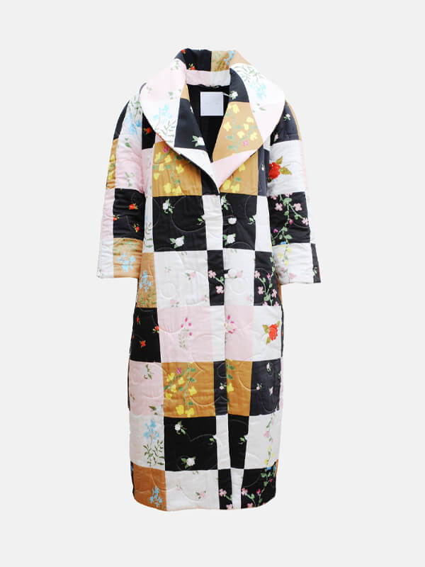 Naya Rea Noemi Printed Padded Coat Multicolour.