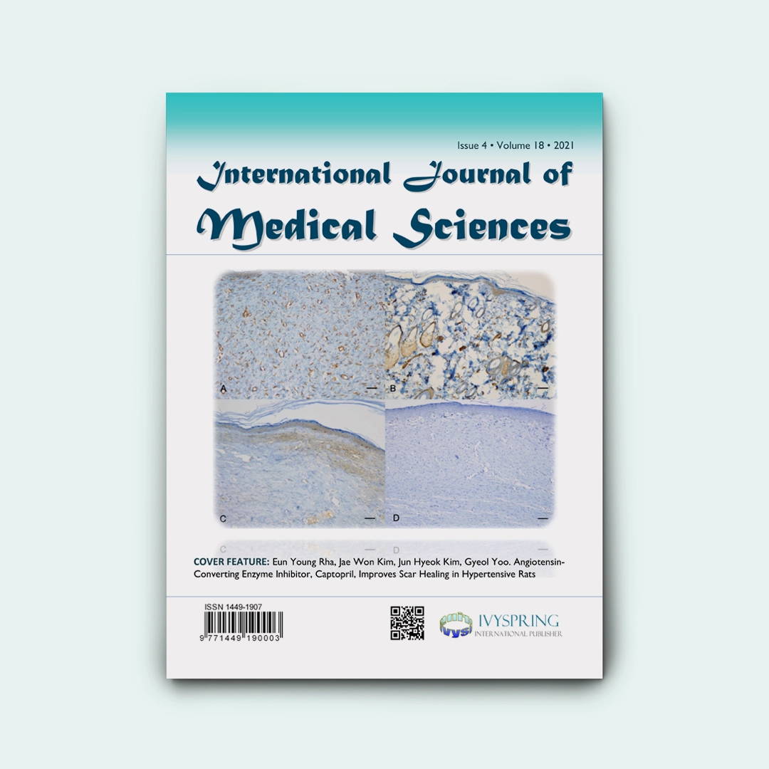 Cover of the International Journal of Medical Sciences edition that featured AlgaeCal