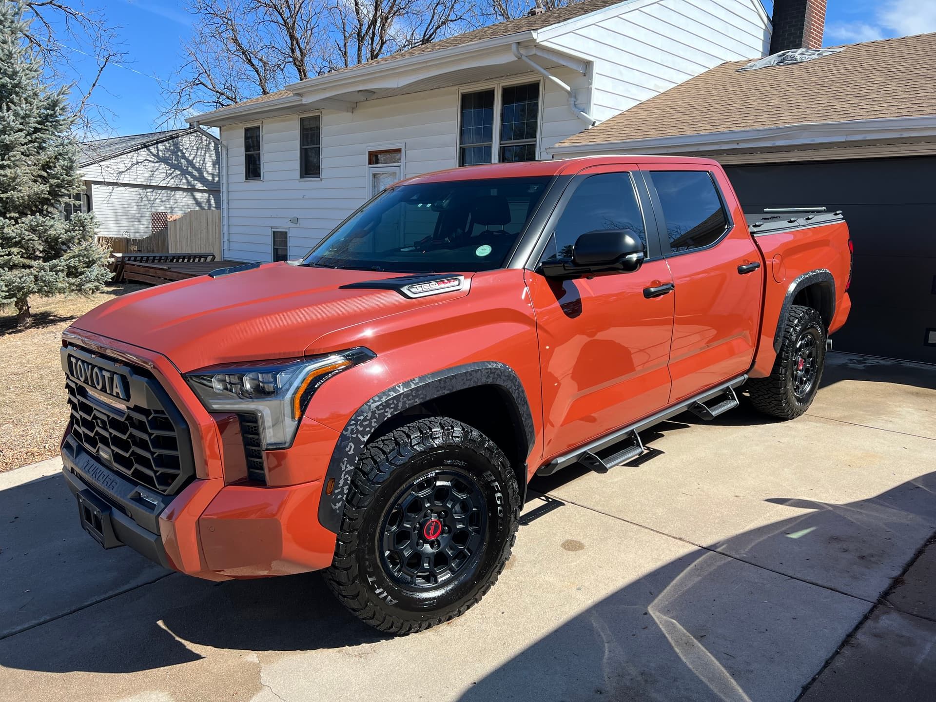 2024 Toyota Tundra TRD Pro with Nathan AirChime K5LA 544 Train Horn Kit installed