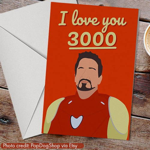 I love you 3000 card