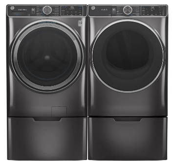 Diamond gray front load washer and dryer