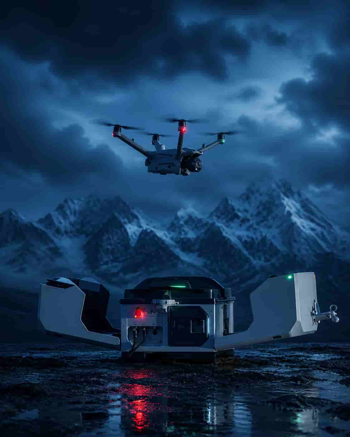 2 Drone deploys instantly from dock 