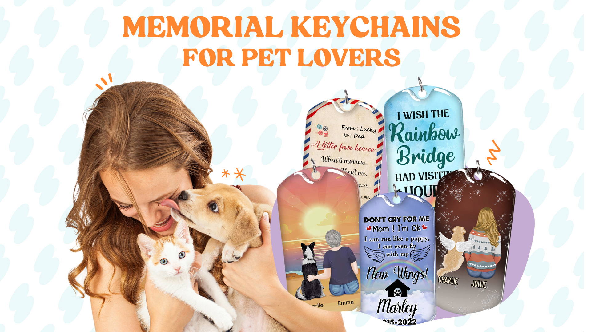 memorial keychains for dog lovers