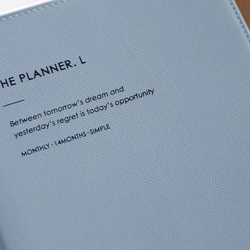 Durable cover - 2020 Simple large dated monthly planner scheduler