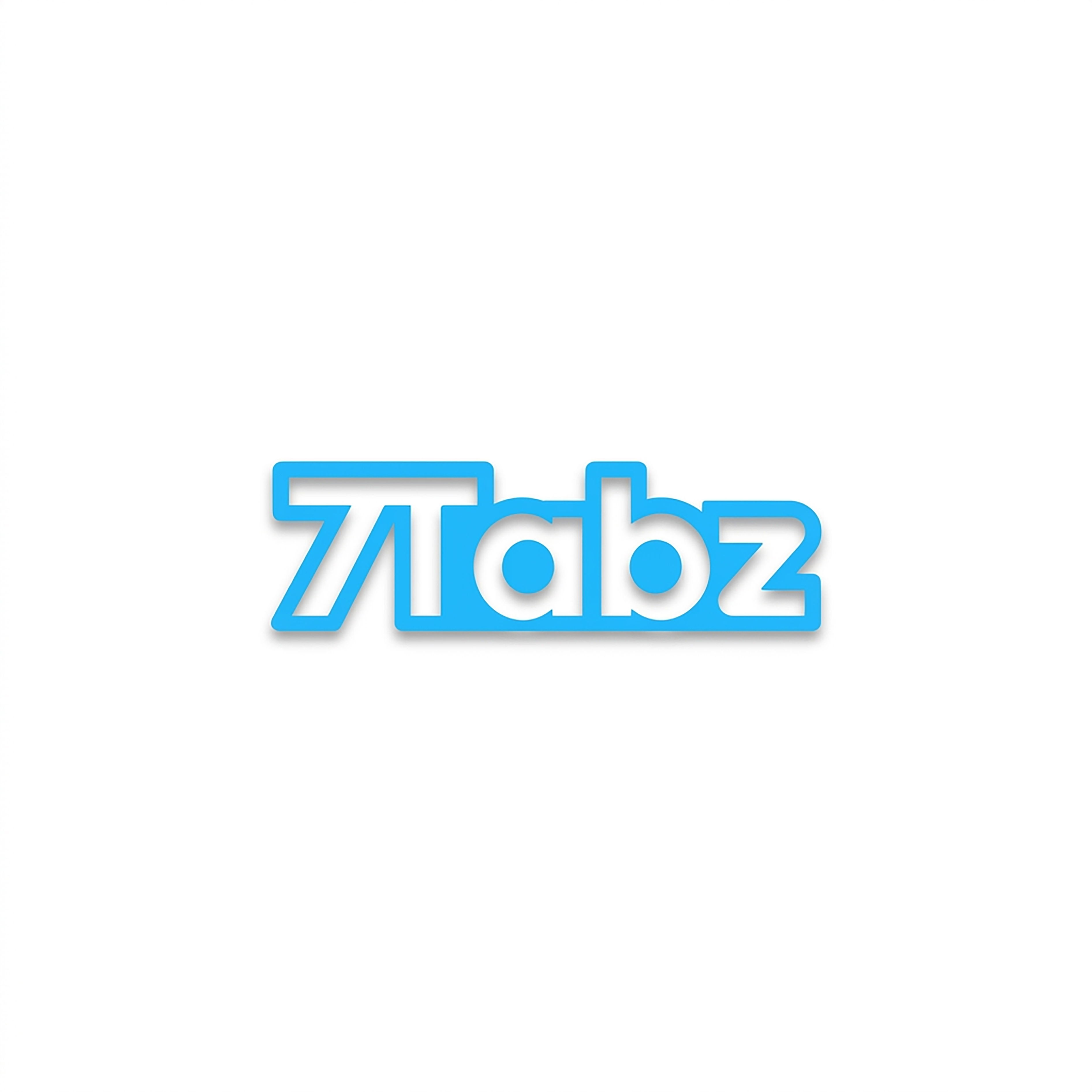 Logo of 7Tabz in blue text on a white background.