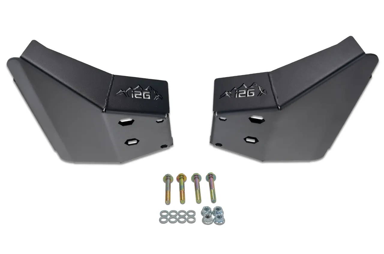 IAG Rock Armor Front Lower Control Arm Skid Plate for 2021+ Ford Bronco Part Layout
